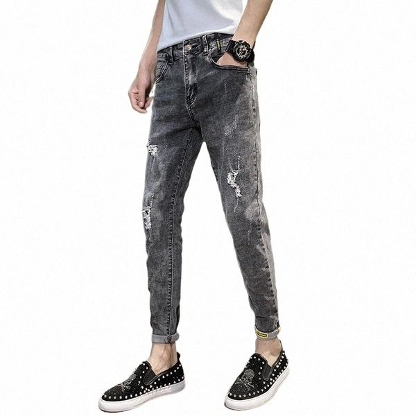 men's jeans versatile ripped fashion trend slim pants summer 2021 casual nine-cent lashing closing flap hip hop n9mc#, Blue
men's jeans versatile ripped fashion trend slim pants summer 2021 casual nine-cent lashing closing flap hip hop n9mc#, Blue