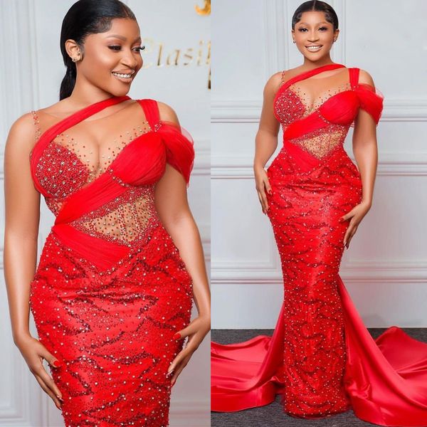 2022 arabic aso ebi red mermaid prom dresses beaded crystals evening formal party second reception birthday engagement gowns dress zj673, Black
2022 arabic aso ebi red mermaid prom dresses beaded crystals evening formal party second reception birthday engagement gowns dress zj673, Black