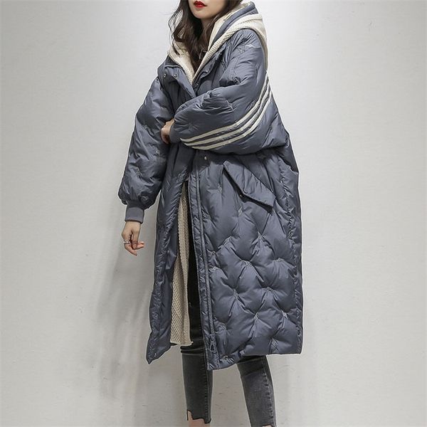 women's down parkas hooded 90 white duck down coat women long jacket winter loose down jackets female overcoat fashion thick parkas lad, Black
women's down parkas hooded 90 white duck down coat women long jacket winter loose down jackets female overcoat fashion thick parkas lad, Black