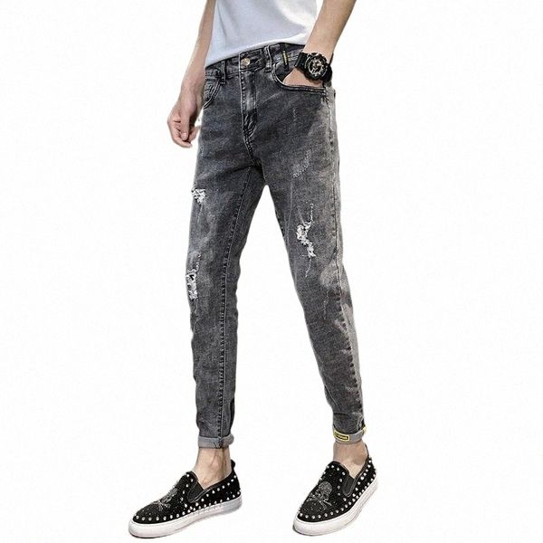 men's jeans versatile ripped fashion trend slim pants summer 2021 casual nine-cent lashing closing flap hip hop o2tx#, Blue
men's jeans versatile ripped fashion trend slim pants summer 2021 casual nine-cent lashing closing flap hip hop o2tx#, Blue
