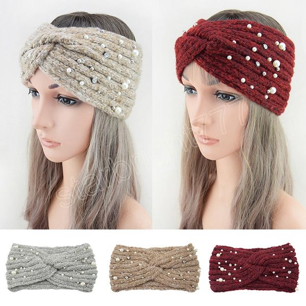 winter women pearl headbands spiral double knitted wide hairband headwear white black solid warm headband for women girls, Slivery;white
winter women pearl headbands spiral double knitted wide hairband headwear white black solid warm headband for women girls, Slivery;white