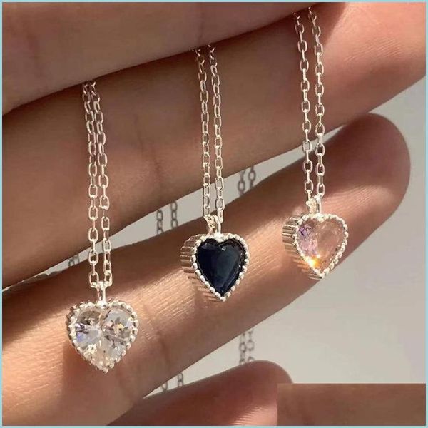 pendant necklaces authentic 925 sterling sier necklaces pendants blue pink white cz zircon love heart pendant necklace for bdegarden dhcw2, Silver
pendant necklaces authentic 925 sterling sier necklaces pendants blue pink white cz zircon love heart pendant necklace for bdegarden dhcw2, Silver