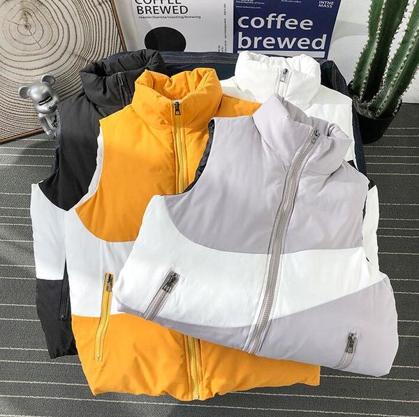 winter men/women warm solid down vest sleeveless jacket classic cotton feather weskit jackets casual sports brand bodywarmer vests coat puff, Black;white
winter men/women warm solid down vest sleeveless jacket classic cotton feather weskit jackets casual sports brand bodywarmer vests coat puff, Black;white
