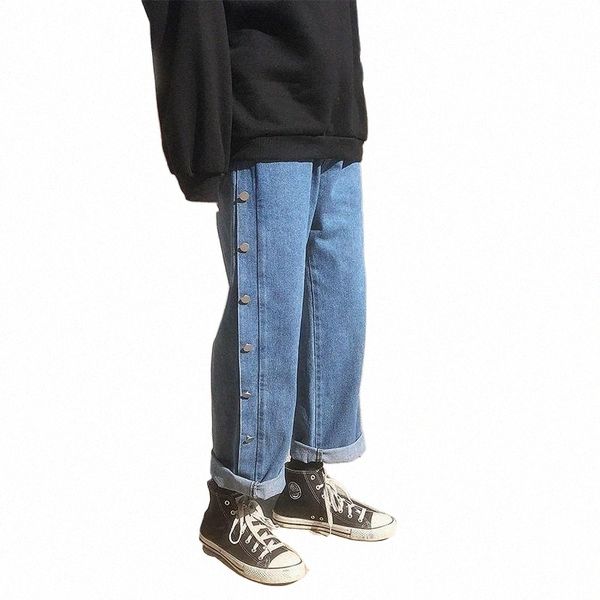 men's pants men loose jean harajuku vintage harem pant button decoration zipper trousers casual oversize track straight pant1 c1de#, Black
men's pants men loose jean harajuku vintage harem pant button decoration zipper trousers casual oversize track straight pant1 c1de#, Black