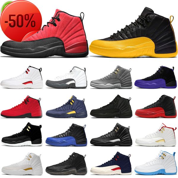 12s men basketball shoes jumpman 12 university gold blue dark concord indigo twist reverse flu game royal playoffs mens trainers sports, Black
12s men basketball shoes jumpman 12 university gold blue dark concord indigo twist reverse flu game royal playoffs mens trainers sports, Black