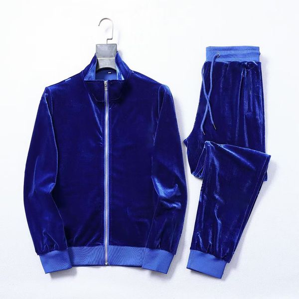 designer mens brand tracksuit golden velvet royal blue multicolor tracksuits logo leisure fashion streetwear flannel sweatshirts two-piece c, Gray
designer mens brand tracksuit golden velvet royal blue multicolor tracksuits logo leisure fashion streetwear flannel sweatshirts two-piece c, Gray
