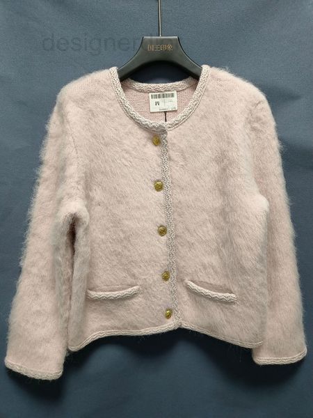 women's knits & tees designer king impression sijia's new pink round neck metal button mohair short knitting cardigan in autumn an, White
women's knits & tees designer king impression sijia's new pink round neck metal button mohair short knitting cardigan in autumn an, White