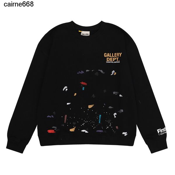 men's hoodies sweatshirts gary dept tokyo japan limited ink splashing hand-painted cotton wool circle round neck sweater pullover, Black
men's hoodies sweatshirts gary dept tokyo japan limited ink splashing hand-painted cotton wool circle round neck sweater pullover, Black