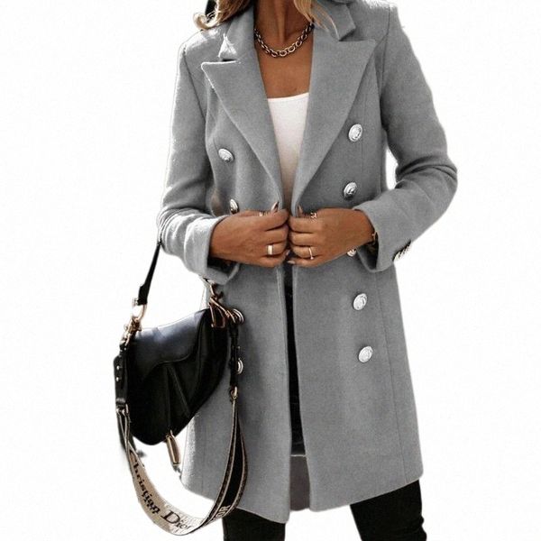 autumn winter women elegant woolen coat lady office simple solid casual double breasted turn-down collar female long woolen coat1 48un#, Black
autumn winter women elegant woolen coat lady office simple solid casual double breasted turn-down collar female long woolen coat1 48un#, Black