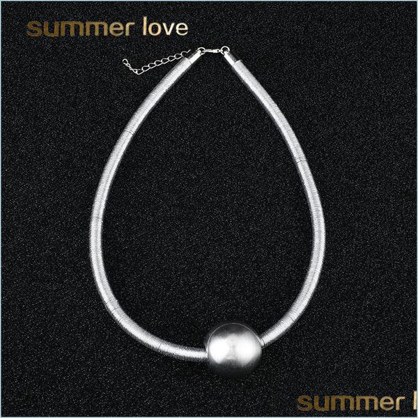 pendant necklaces classic thick cool gold sier beads pendant choker necklace for women ccb material hypoallergenic chian fashion jewe dhj3i, Silver
pendant necklaces classic thick cool gold sier beads pendant choker necklace for women ccb material hypoallergenic chian fashion jewe dhj3i, Silver