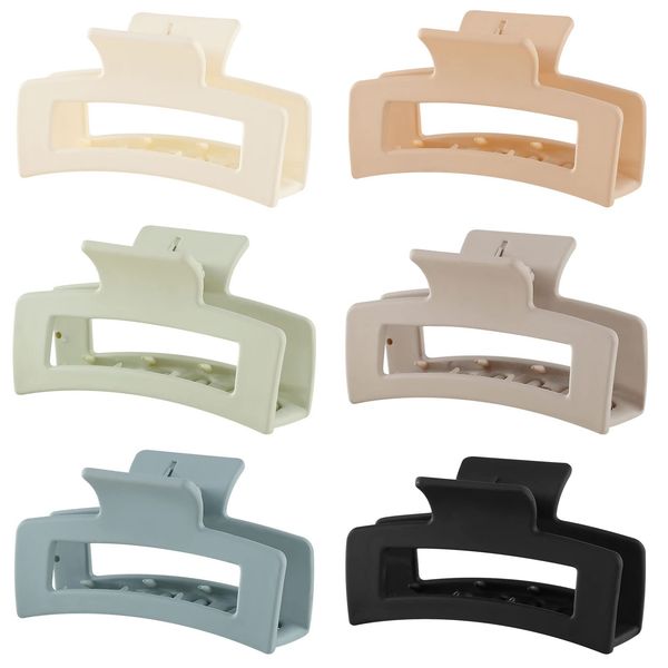 hair clips barrettes square claw for women girls 3 5 medium nonslip rectangar matte claws strong styling accessories jumbo newdhamf48, Golden;silver
hair clips barrettes square claw for women girls 3 5 medium nonslip rectangar matte claws strong styling accessories jumbo newdhamf48, Golden;silver