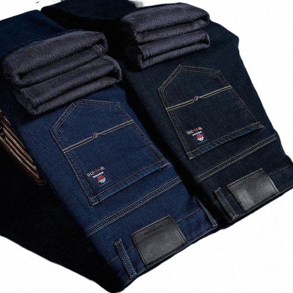 men's jeans autumn and winter thick warm men velvet denim pants male casual business straight stretch cowboy trousers 349x#, Blue
men's jeans autumn and winter thick warm men velvet denim pants male casual business straight stretch cowboy trousers 349x#, Blue