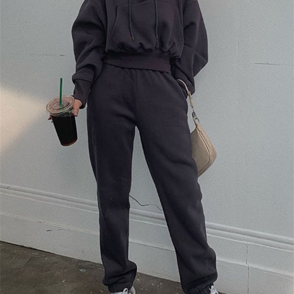 women's two piece pants hoodies suit winter spring solid casual tracksuit women fleece 2 pieces set sports sweatshirts pullover sweatpa, White
women's two piece pants hoodies suit winter spring solid casual tracksuit women fleece 2 pieces set sports sweatshirts pullover sweatpa, White