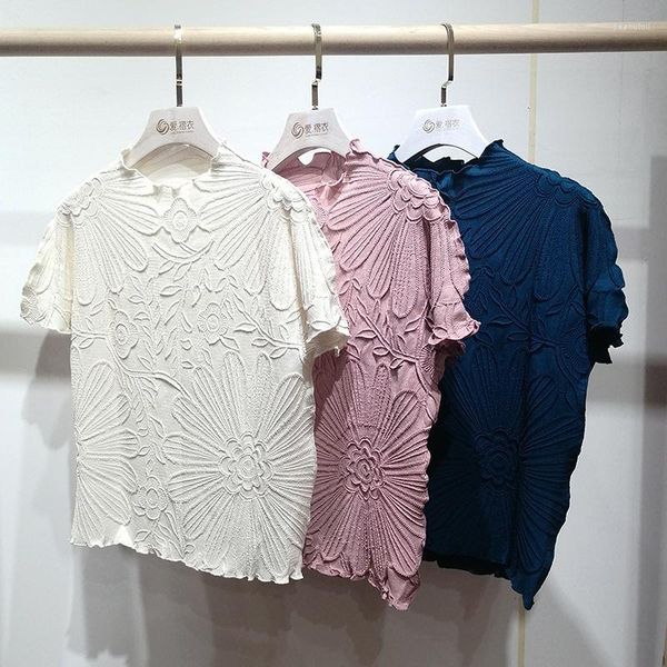 women's t shirts miyake fold tank 2022 summer elastic heavy industry embossed japanese and korean casual women's t-shirt, White
women's t shirts miyake fold tank 2022 summer elastic heavy industry embossed japanese and korean casual women's t-shirt, White