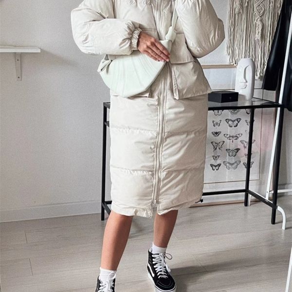 women's down parkas winter cottonpadded jacket women's midlength loose padded jacket korean women's thick coat bread coat 220, Black
women's down parkas winter cottonpadded jacket women's midlength loose padded jacket korean women's thick coat bread coat 220, Black