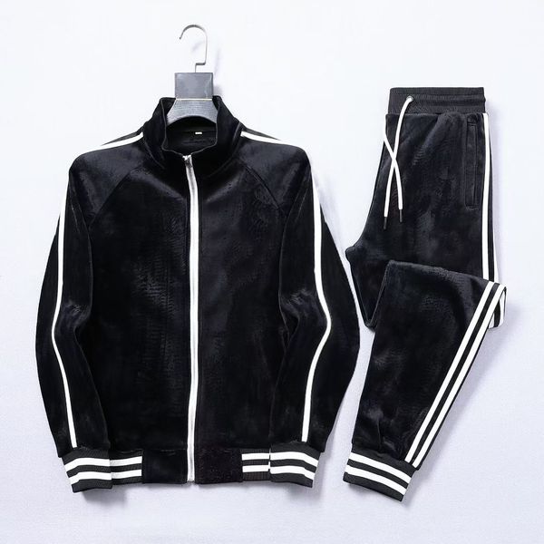 mens designer brand tracksuit golden velvet flannel tracksuits embroidery logo leisure fashion streetwear sweatshirts two-piece long sleeves, Gray
mens designer brand tracksuit golden velvet flannel tracksuits embroidery logo leisure fashion streetwear sweatshirts two-piece long sleeves, Gray