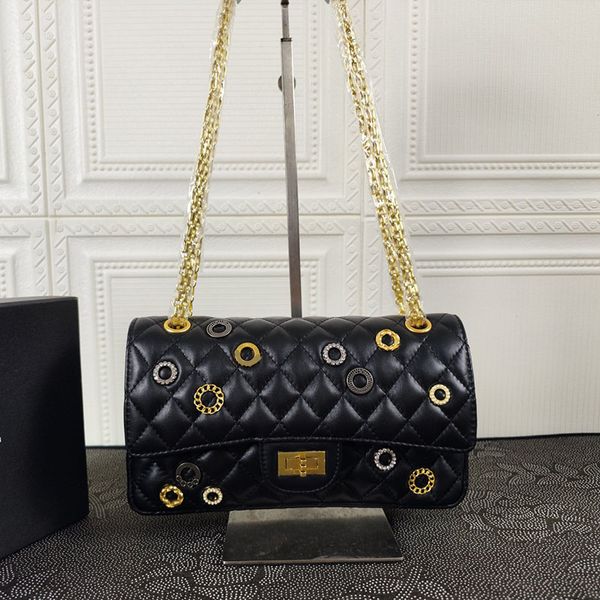 womens rivet coin 2.55 black quilted bags real leather gold metal chain crossbody shoulder purse multi pochette sacoche with pouch luxury de
womens rivet coin 2.55 black quilted bags real leather gold metal chain crossbody shoulder purse multi pochette sacoche with pouch luxury de