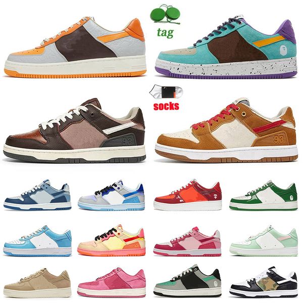 classic designer bapestas stas sk8 running shoes baped low abc camo pink blue black white navy skateboard platform sneakers for mens womens
classic designer bapestas stas sk8 running shoes baped low abc camo pink blue black white navy skateboard platform sneakers for mens womens