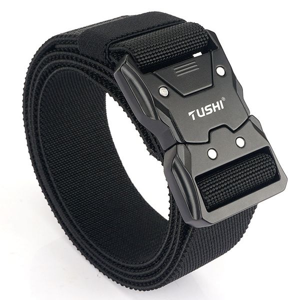 tactical buckle men's elastic belt tooling outdoor training wild belt quick release pants, Black;brown
tactical buckle men's elastic belt tooling outdoor training wild belt quick release pants, Black;brown