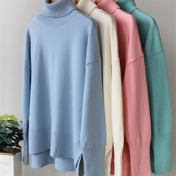 women s sweaters oversize turtlenecks for women autumn vintage beige knitted sweater with side split soft girls warm pullover jumper 220916, White;black
women s sweaters oversize turtlenecks for women autumn vintage beige knitted sweater with side split soft girls warm pullover jumper 220916, White;black