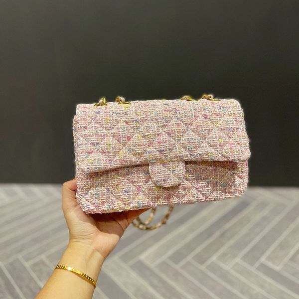 women tweed contrast color classic flap shoulder bag fashion matelasse double chain quilted large capacity trend crossbody designer luxury b
women tweed contrast color classic flap shoulder bag fashion matelasse double chain quilted large capacity trend crossbody designer luxury b