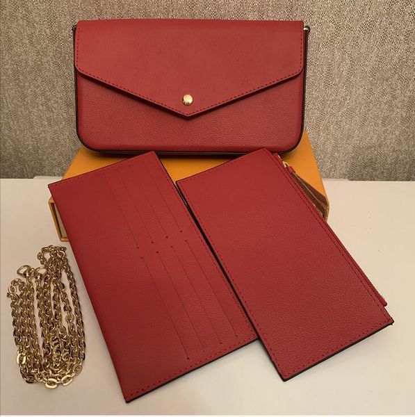 designer Fashion handbags womens wallets ladies shoulder bags Top Quality leather Clutch CrossBody handbag Totes bag purse 52997#oiu 25x8x18, Red
designer Fashion handbags womens wallets ladies shoulder bags Top Quality leather Clutch CrossBody handbag Totes bag purse 52997#oiu 25x8x18, Red
