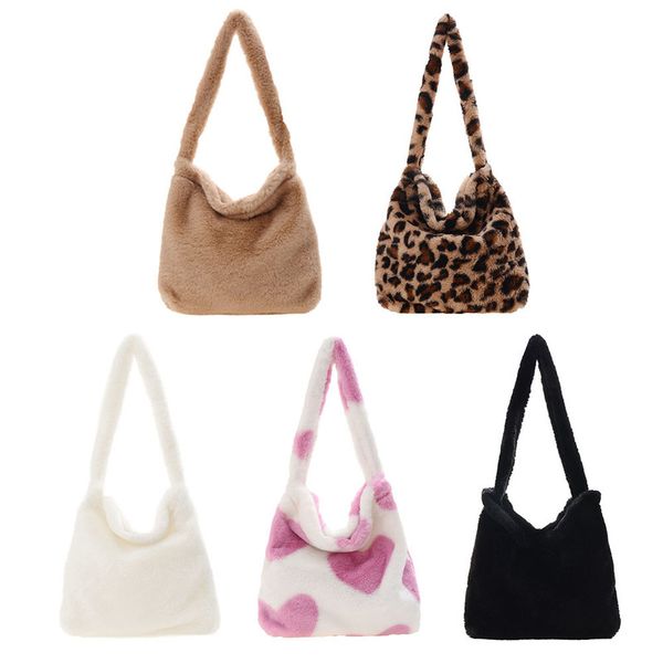 evening bags love heart print for women soft plush shoulder female leopard pattern handbag winter warm fluffy bucket 220919
evening bags love heart print for women soft plush shoulder female leopard pattern handbag winter warm fluffy bucket 220919