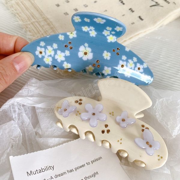 creative style flower butterfly hair clip claw high textured rhinestones acetate clamps for woman girls hair accessories, Slivery;white
creative style flower butterfly hair clip claw high textured rhinestones acetate clamps for woman girls hair accessories, Slivery;white