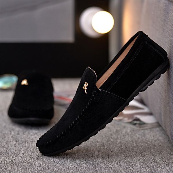 dress shoes spring summer men's loafers comfortable flat casual shoes men breathable slipon soft leather driving shoes moccasins 220919, Black
dress shoes spring summer men's loafers comfortable flat casual shoes men breathable slipon soft leather driving shoes moccasins 220919, Black