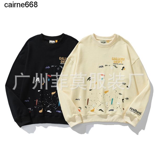 men's hoodies sweatshirts 2022 fashion brand gary dept speckled letters loose long sleeve round neck sweater men's and women', Black
men's hoodies sweatshirts 2022 fashion brand gary dept speckled letters loose long sleeve round neck sweater men's and women', Black