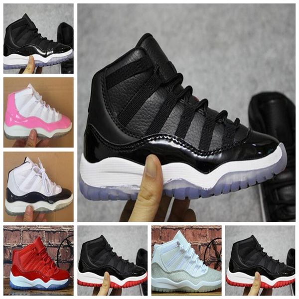 2020 kids 11 11s space jam metallic silver basketball shoes children boy girls gym red white pink sneakers toddlers birthday gift284c, Black
2020 kids 11 11s space jam metallic silver basketball shoes children boy girls gym red white pink sneakers toddlers birthday gift284c, Black