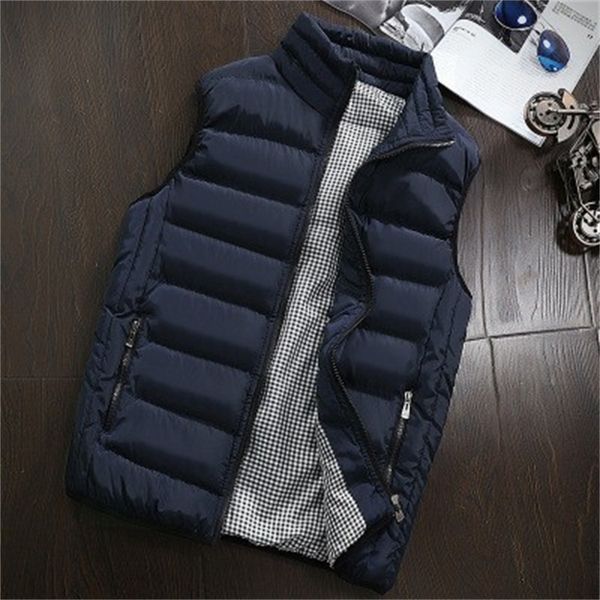 men's vests autumn winter men cotton vest jacket solid color sleeveless down waistcoat jacket male casual vest coat plus size 5xl 22091, Black;white
men's vests autumn winter men cotton vest jacket solid color sleeveless down waistcoat jacket male casual vest coat plus size 5xl 22091, Black;white