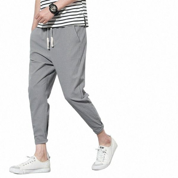 cotton joggers men solid men's harem pants 2021 summer fitness casual ankle-length mens trousers streetwear slim male w6yt#, Black
cotton joggers men solid men's harem pants 2021 summer fitness casual ankle-length mens trousers streetwear slim male w6yt#, Black