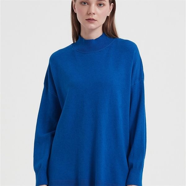 women s sweaters wixra sweater soft jumper half high collar pullover casual basic women long sleeve bright color loose clothing 220916, White;black
women s sweaters wixra sweater soft jumper half high collar pullover casual basic women long sleeve bright color loose clothing 220916, White;black