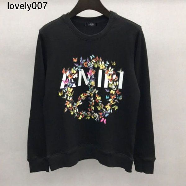 designer men's hoodies sweatshirts amirs butterfly letter printing fashion brand men's women's crew neck long sleeve sweater, Black
designer men's hoodies sweatshirts amirs butterfly letter printing fashion brand men's women's crew neck long sleeve sweater, Black