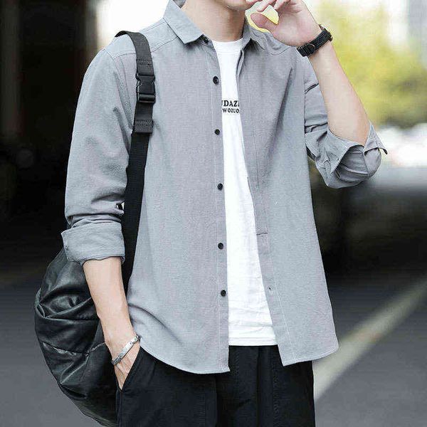 men's casual shirts shirt men's long sleeve autumn 2022 new loose and versatile casual shirt inch work coat men, White;black
men's casual shirts shirt men's long sleeve autumn 2022 new loose and versatile casual shirt inch work coat men, White;black