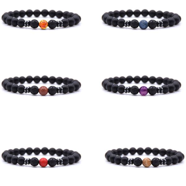 8mm natural stone handmade beaded strands charm bracelets yoga elastic bangle jewelry for women men, Black
8mm natural stone handmade beaded strands charm bracelets yoga elastic bangle jewelry for women men, Black
