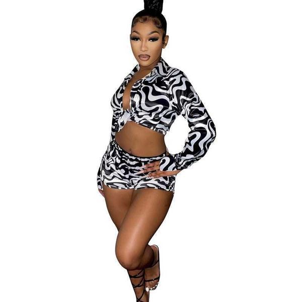 2023 womens lapel short sleeved button down shirt fashion leopard print shorts two piece suit, Gray
2023 womens lapel short sleeved button down shirt fashion leopard print shorts two piece suit, Gray