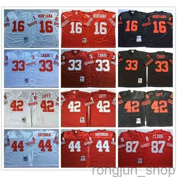 jersey ncaa vintage retro #16 joe montana shirt 33 roger craig 44 tom rathman 87 dwight clark 42 ronnie lott stitched football jerseys, Black;red
jersey ncaa vintage retro #16 joe montana shirt 33 roger craig 44 tom rathman 87 dwight clark 42 ronnie lott stitched football jerseys, Black;red