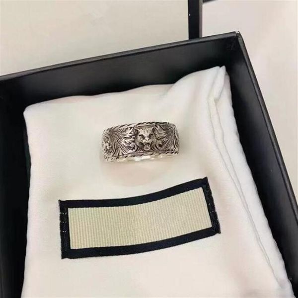 925 silver g letter tiger head relief rattan ring retro men's and women's fashion personality accessories274y, Golden;silver
925 silver g letter tiger head relief rattan ring retro men's and women's fashion personality accessories274y, Golden;silver