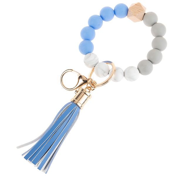 keychain leather tassel wooden bead food grade silicone bracelet key ring car access fashion chain 14 colors string cute romantic dream, Silver
keychain leather tassel wooden bead food grade silicone bracelet key ring car access fashion chain 14 colors string cute romantic dream, Silver