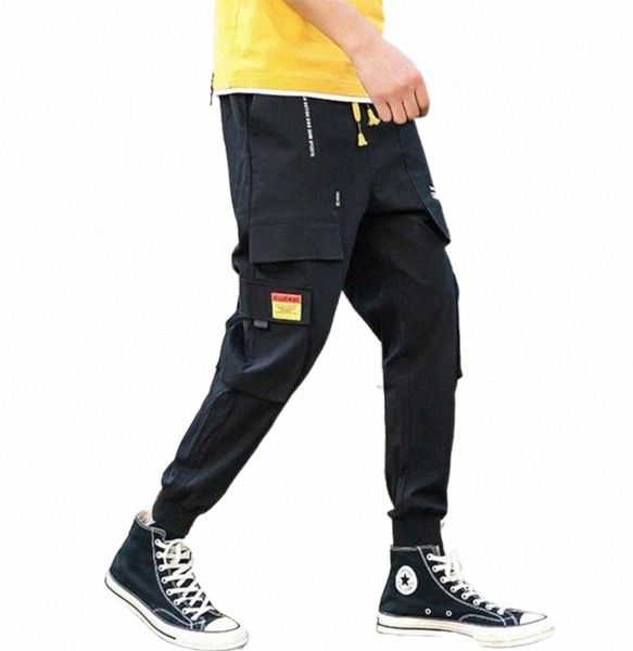 men's pants men fashion sporty for hiphop causal runnings high street jogger pocket trousers f7im#, Black
men's pants men fashion sporty for hiphop causal runnings high street jogger pocket trousers f7im#, Black