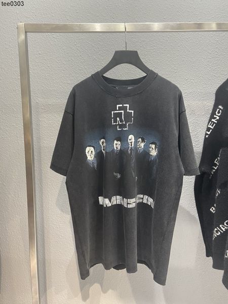 b jiachao brand exclusive balencaigass chariot hd digital printing washed and worn old round neck short sleeve t-shirt tee, White;black
b jiachao brand exclusive balencaigass chariot hd digital printing washed and worn old round neck short sleeve t-shirt tee, White;black