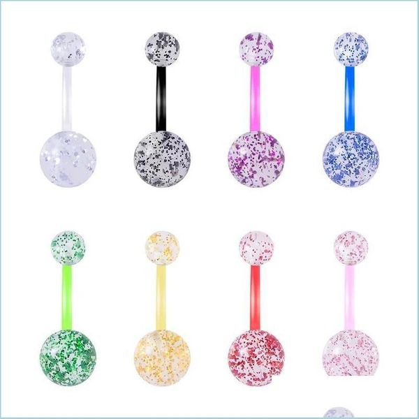 navel bell button rings acrylic navel bar ring flexible belly button rings piercing colorf ombligo stud for women body jewelry dhwji, Silver
navel bell button rings acrylic navel bar ring flexible belly button rings piercing colorf ombligo stud for women body jewelry dhwji, Silver