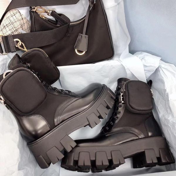 women designers rois boots military inspired martin combat boot nylon bouch attached to the ankle with bags, Black
women designers rois boots military inspired martin combat boot nylon bouch attached to the ankle with bags, Black