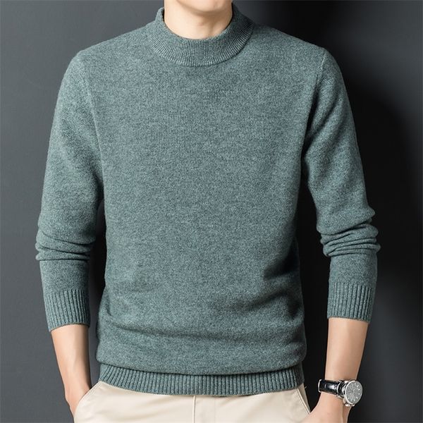 men's sweaters 100 pure wool sweater men's halfhigh collar in autumn and winter with a bottoming shirt and thickened cashmere warm, White;black
men's sweaters 100 pure wool sweater men's halfhigh collar in autumn and winter with a bottoming shirt and thickened cashmere warm, White;black