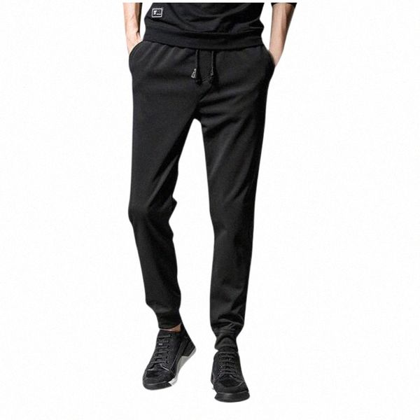 casual beam feet pants for mens fashion solid drawstring pocket sports trousers men's c2ws#, Black
casual beam feet pants for mens fashion solid drawstring pocket sports trousers men's c2ws#, Black