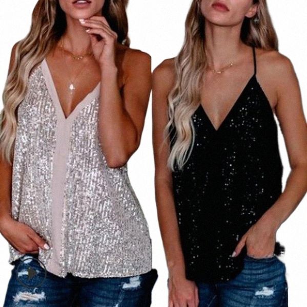 women's tanks & camis 2021 summer clothing european and american style sequined sling type v-neck straight vest ladies fashion wh25 s74, White
women's tanks & camis 2021 summer clothing european and american style sequined sling type v-neck straight vest ladies fashion wh25 s74, White