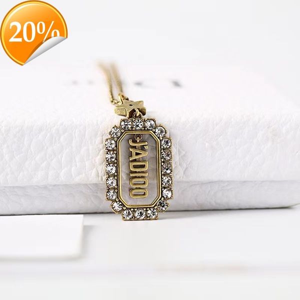 high-end fashion design women's necklace d family di family's new letter star high-grade temperament diamond pendant and simplicit, Silver
high-end fashion design women's necklace d family di family's new letter star high-grade temperament diamond pendant and simplicit, Silver