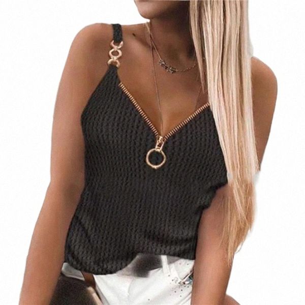 women's tanks & camis v-neck halter camisole zipper up summer women off-shoulder solid sleeveless women's clothing y4ax#, White
women's tanks & camis v-neck halter camisole zipper up summer women off-shoulder solid sleeveless women's clothing y4ax#, White